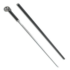 Skull Sword Cane Carbon Steel Blade