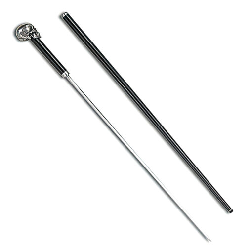 Cane Sword Skull Carbon Steel Blade