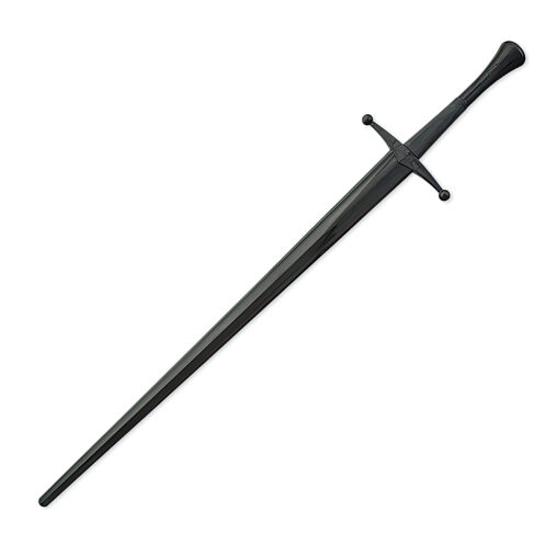 Synthetic Bastard Sparring Sword – Black Blade & Hilt