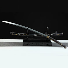 Tachi Steel Tempered Magpie & Plum Sword