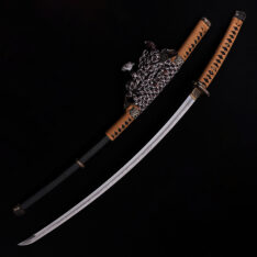 Japanese Tachi Hazuya Polished Full Tang Blade
