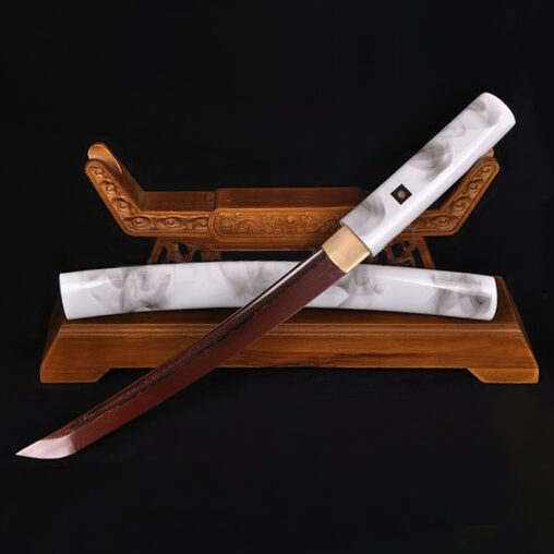 Tanto Knife 9186 Damascus Steel Folded