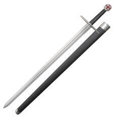 Templar Knight Sword with Iconic Red Cross