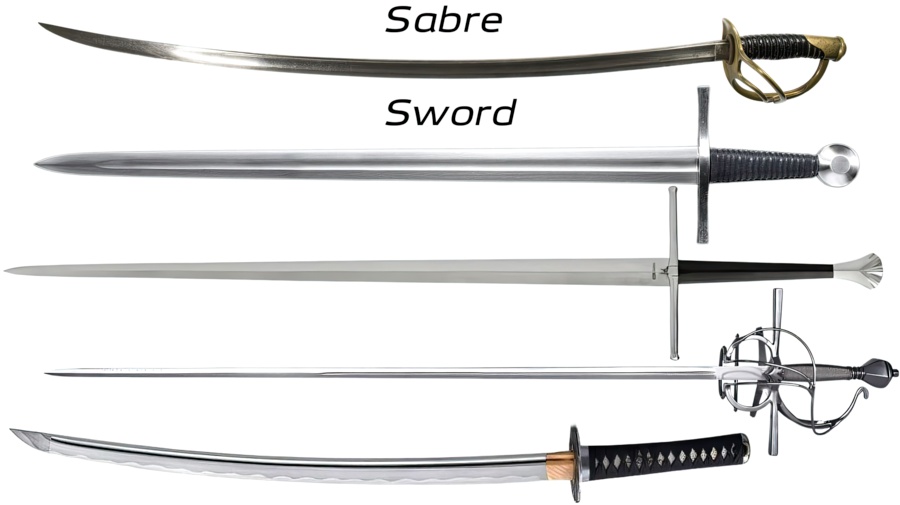 Saber and Sword Characteristics