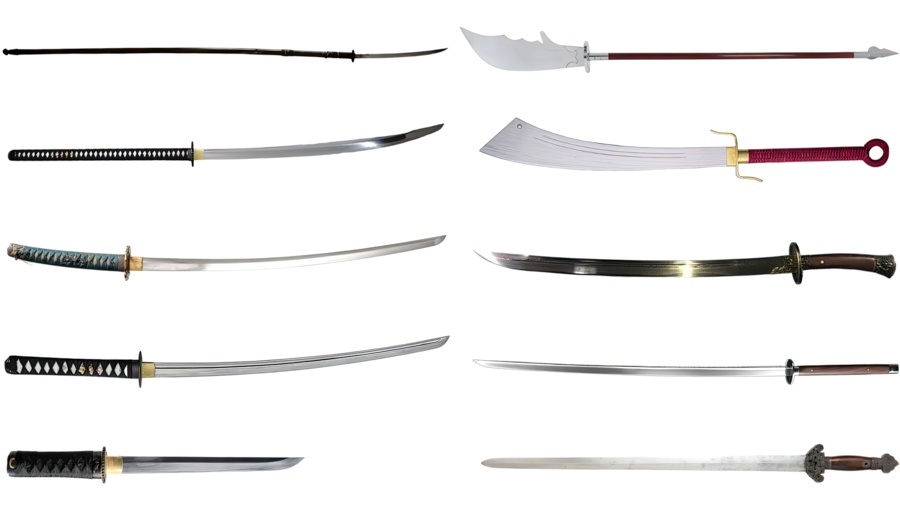 Japanese Sword vs Chinese Sword Characteristics
