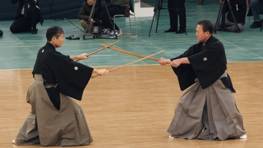 Kajiya Takanori sensei and his student