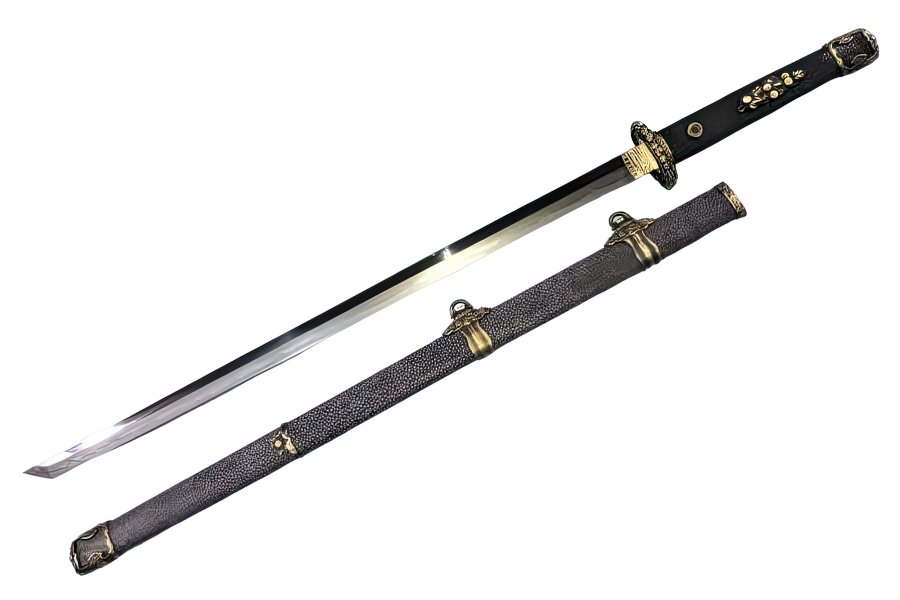 Main Elite Tang Dynasty Dao Sword with scabbard