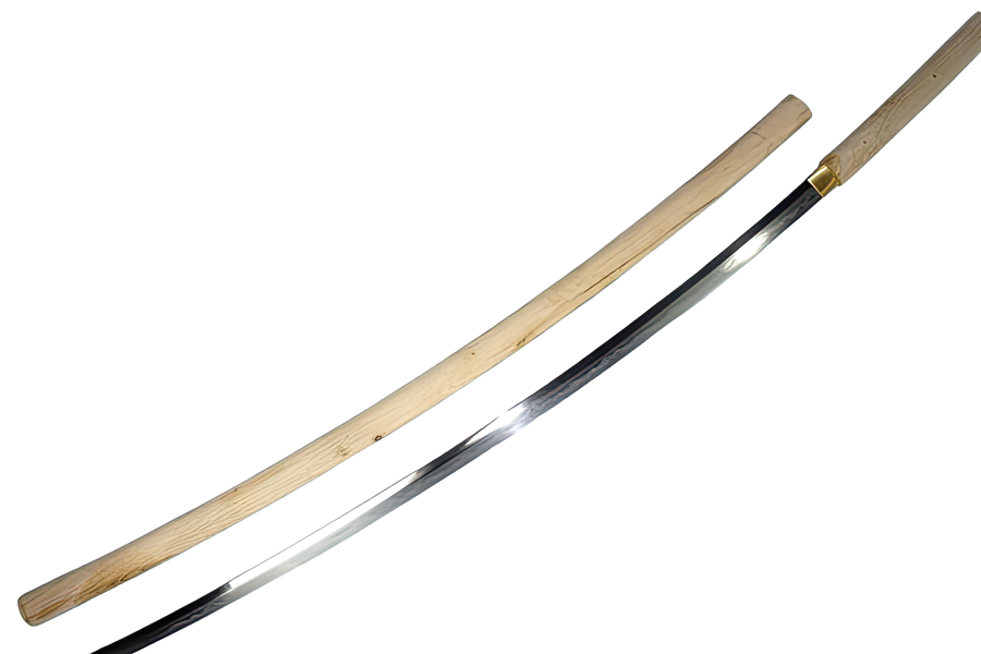 Main Nodachi with shirasaya sword with scabbard