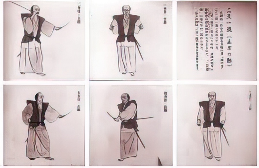 The 5 kamae from niten ichi ryu