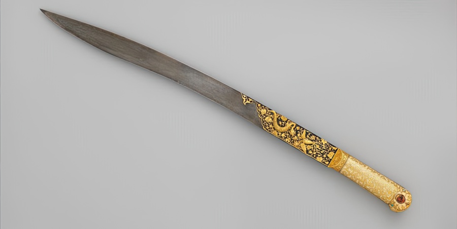 Yatagan short sword from the court of Suleyman