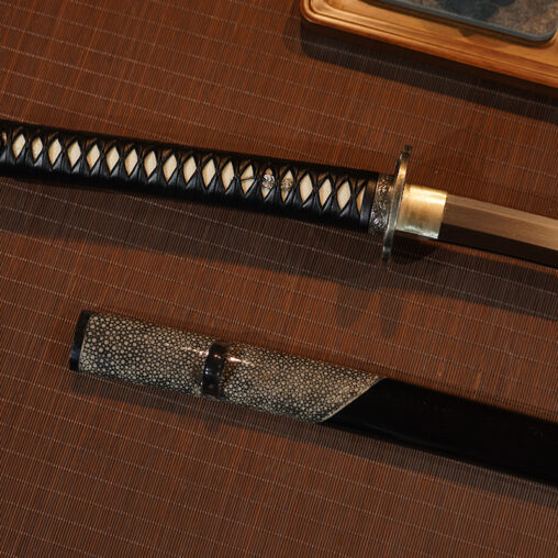 Tamahagane Katana Blade (鹤波拵)