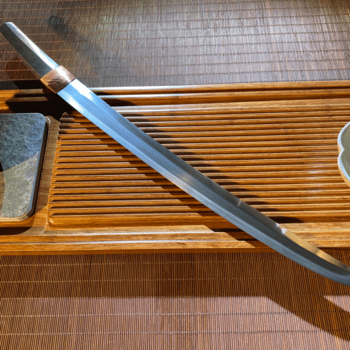 Black Shobu Zukuri Wakizashi