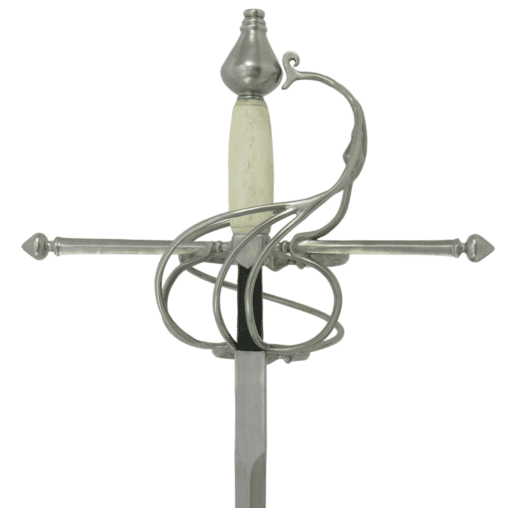 Rapier, Bone Grip – Straight Swept Hilt Crossguard