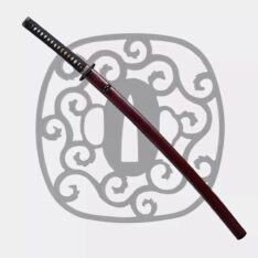 Arabesque 1095 Steel Clay Tempered Katana