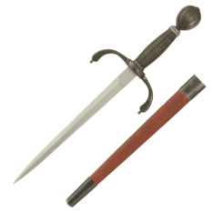 Antiqued Gustav Main Gauche - Royalty Style Parrying Dagger