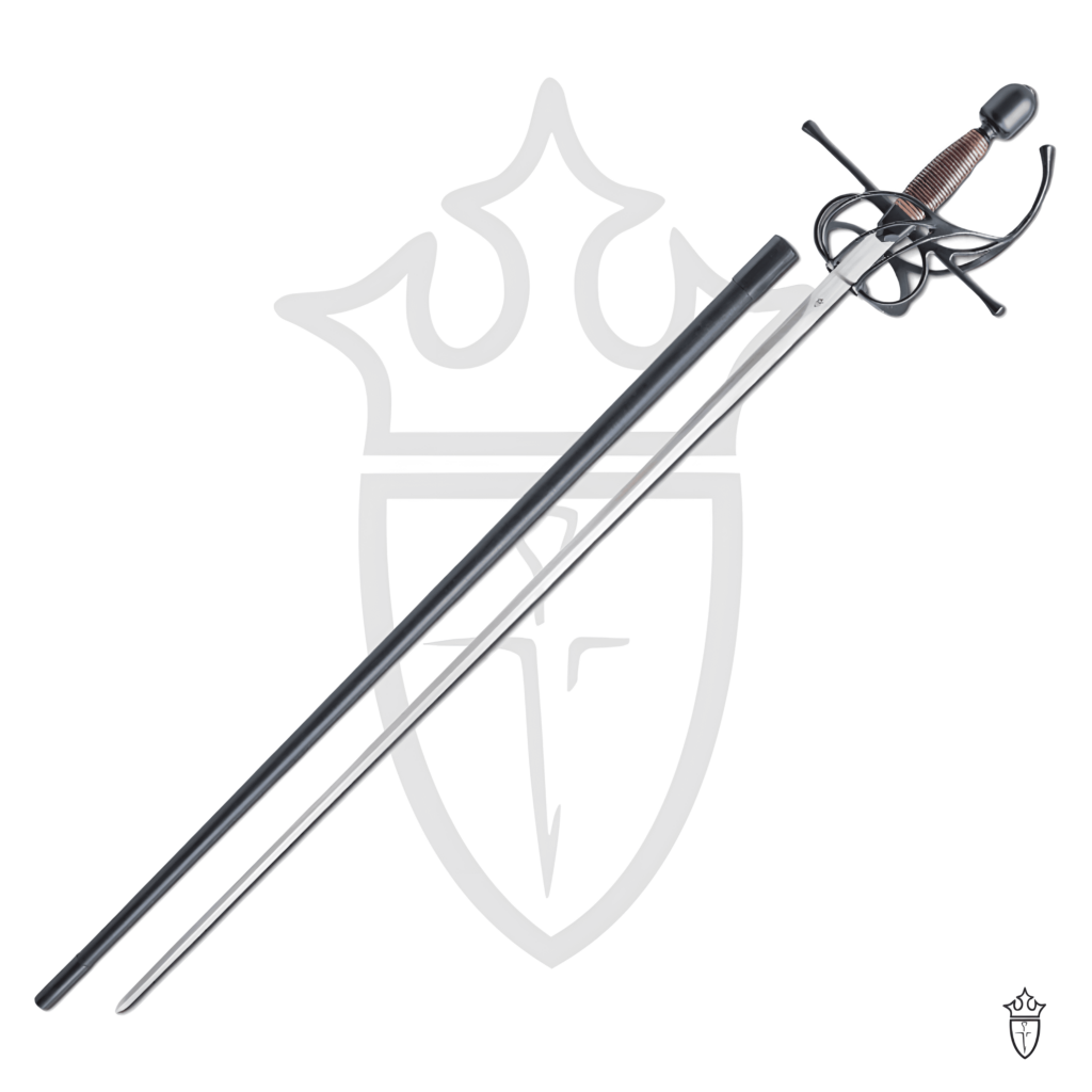 Kingston Arms Swept Hilt Rapier – Black