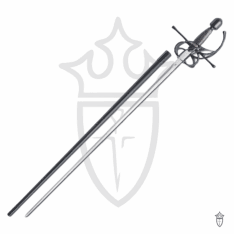Swept Hilt Rapier - Black