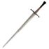 Synthetic Bastard Sparring Sword-Silver Blade