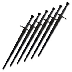 Synthetic Longsword School 6-Pack Black Blade