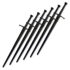 Synthetic Longsword School 6-Pack Black Blade