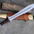 Celtic Leaf Sword Functional and Sharpened