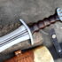 Celtic Leaf Sword Functional and Sharpened