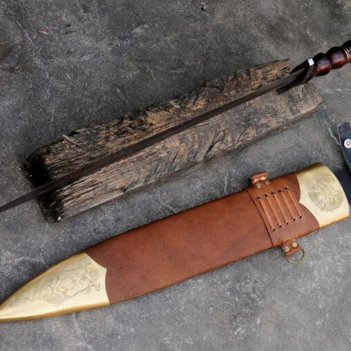 Celtic Leaf Sword Functional and Sharpened