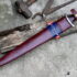 Swiss Degen Dagger 5160 Spring Steel Wooden Hourglass Handle