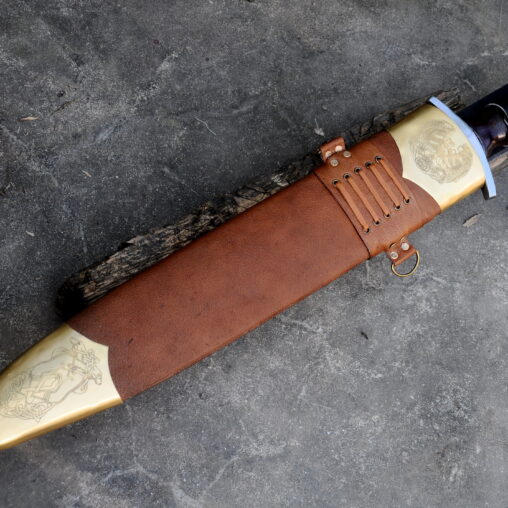 Celtic Leaf Sword Functional and Sharpened