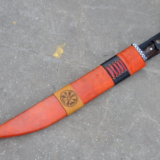 Germanic Seax Sword 5160 Spring Steel Blade
