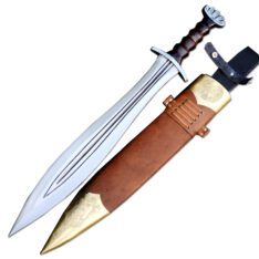 Celtic Leaf Sword Functional and Sharpened