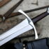 European Arming Sword with Leaf-Shaped Blade and Irish Ring Pommel