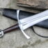 European Arming Sword with Leaf-Shaped Blade and Irish Ring Pommel