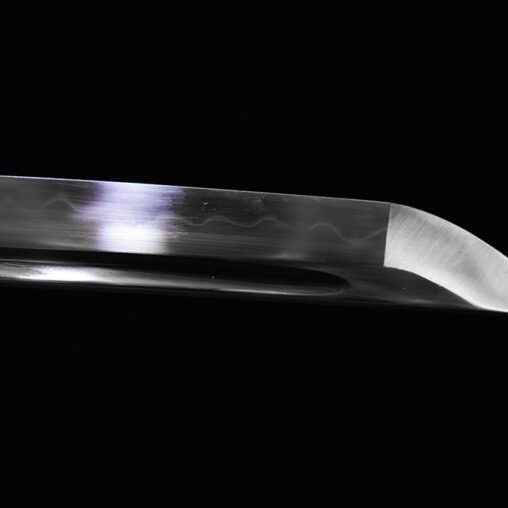 L6 Steel Katana: Mitsudomoe Motif – Model 3