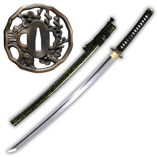 L6 Steel Katana: Sakura Flower – Model 4