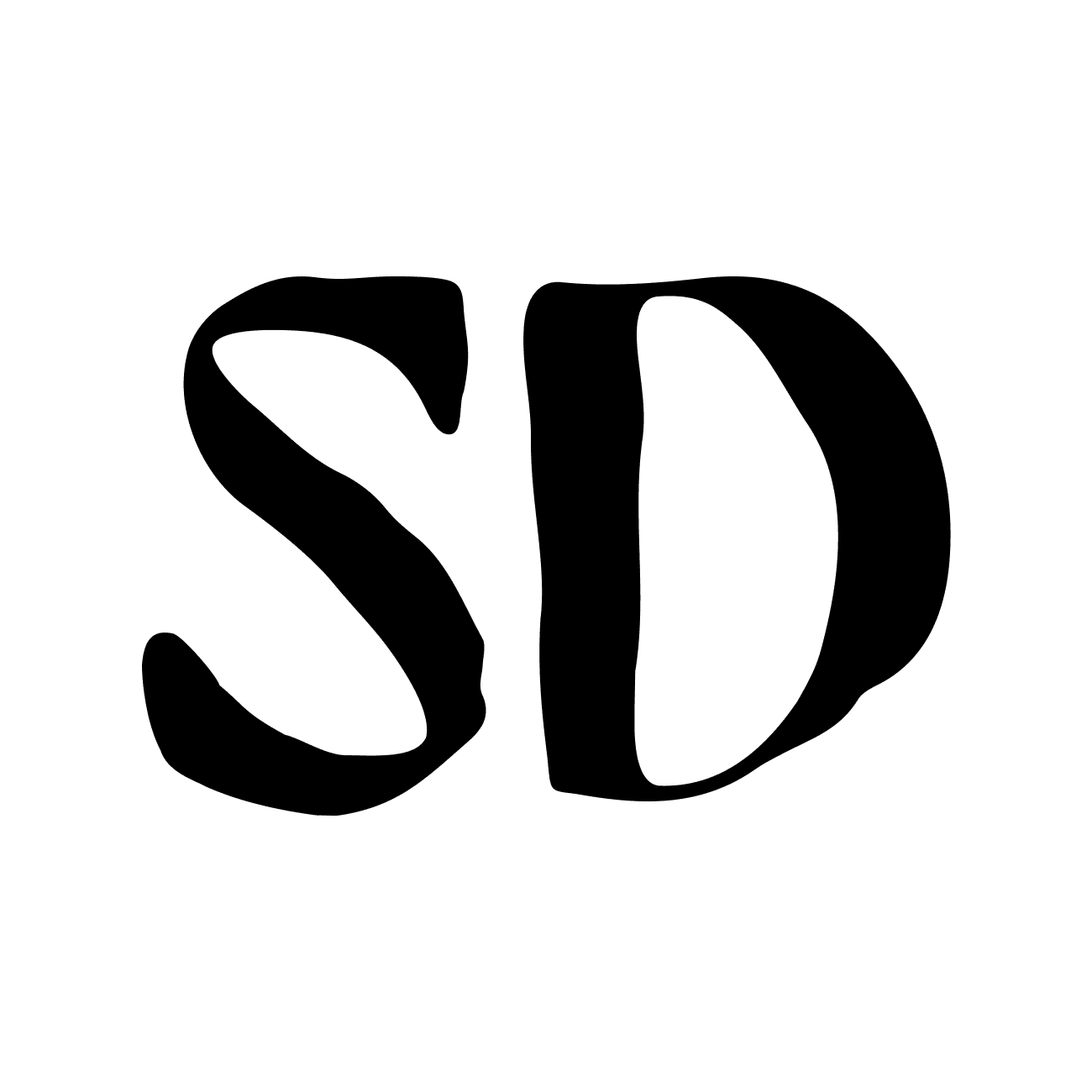 SD Black on White Logo More Centred