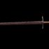 Two Handed Long Sword – Wire & Leather Wrapped Grip – Euro #16