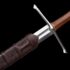 Two Handed Long Sword – Wire & Leather Wrapped Grip – Euro #16