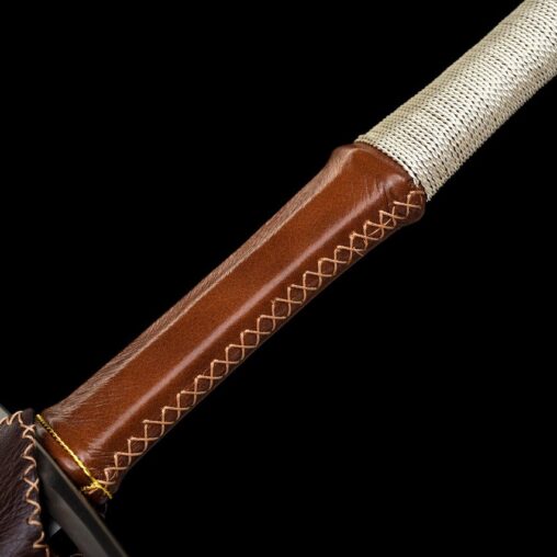 Two Handed Long Sword – Wire & Leather Wrapped Grip – Euro #16