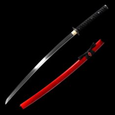 Samurai Sword Clay Tempered Katana Model #29