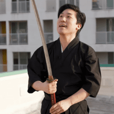 God Cutter Tamahagane Shihozume Custom Katana