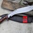 Modern Kukri Knife – Curved Guard and Hooked Pommel