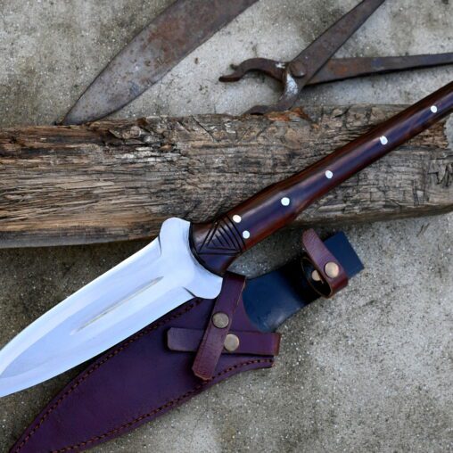 Short Hunting Spear with 5160 Steel Fullered Spearhead