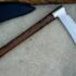 Sharpened Kama Knife with Long Sickle Blade