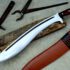 Kukri-Like Machete with Hooked Pommel and Guard