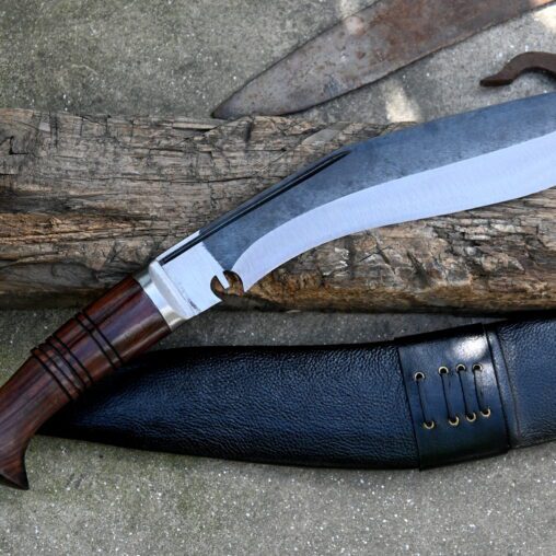 Farmer Kukri – Darkened Carbon Steel Blade