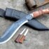 Farmer Kukri with Light Rosewood Handle Made for Survival Tasks