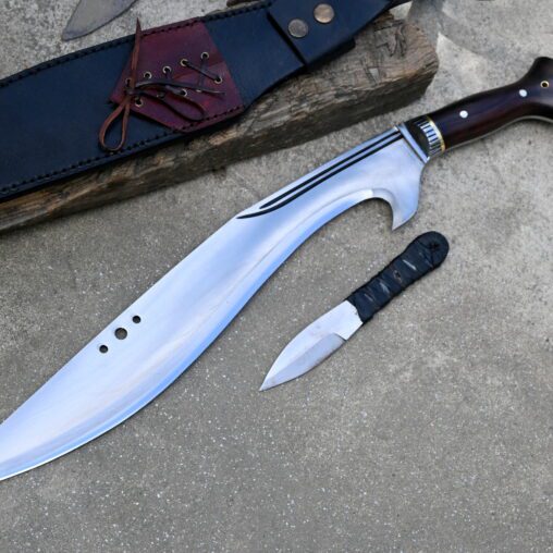 Jungle Machete MUK Kukri Knife with Hook Guard