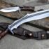 Three-Pronged Kukri Machete with MUK Knife