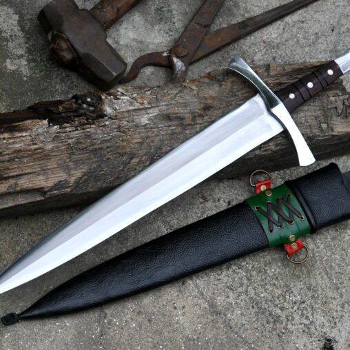 Medieval Dagger with Crossguard and Pommel